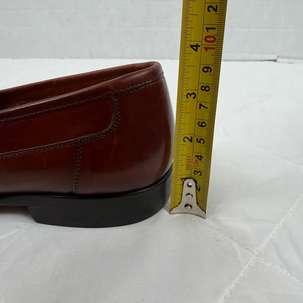Vintage 90s Giorgio Brutini Men 9.5D Patchwork Leather Loafers Brazil